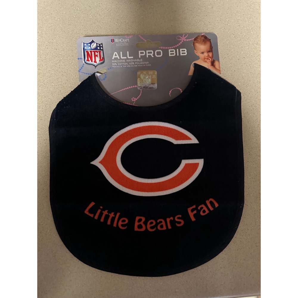 WinCraft NFL Chicago‎ Bears All Pro Baby Bib Little Bears Fan New With Tags